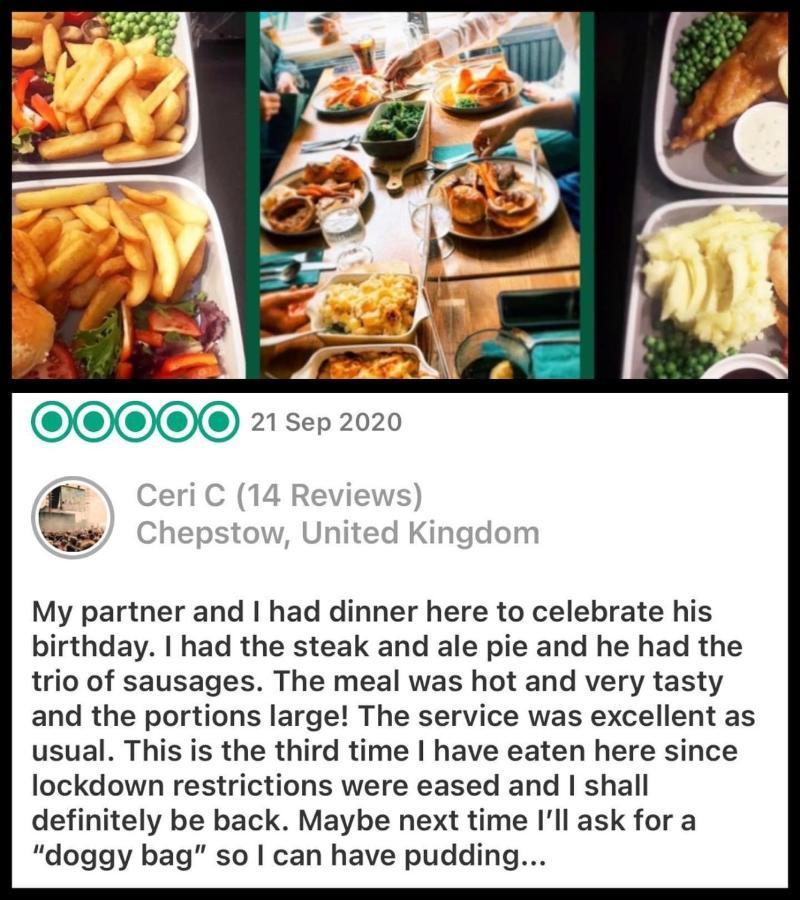 The Coach And Horses Inn Chepstow Dış mekan fotoğraf